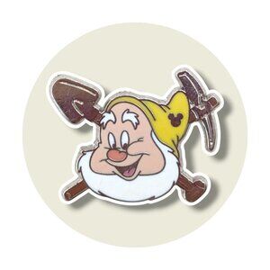Happy Dwarf Retro Snow White Disney Pin
